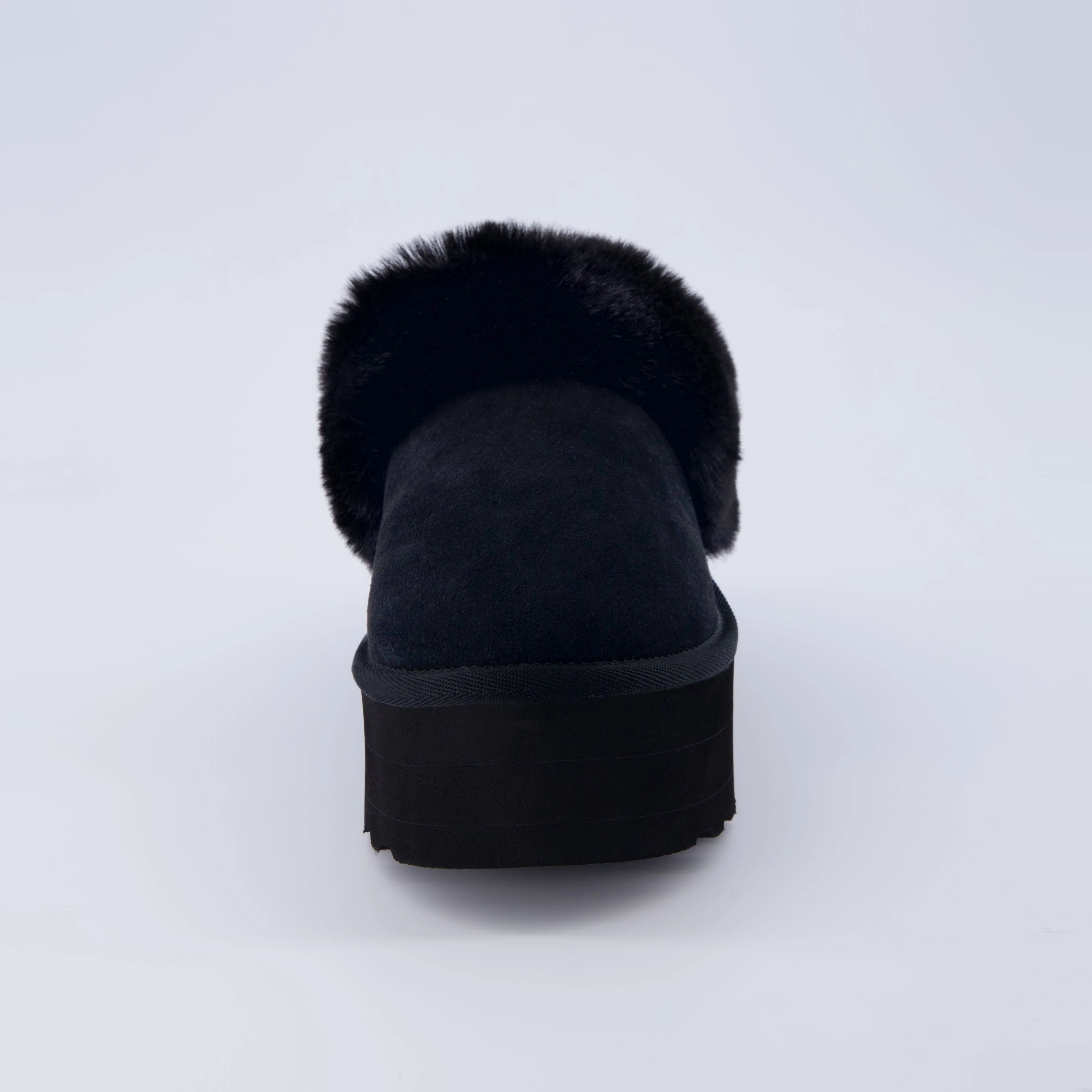 Husky Suede Cozy Platform Mule - Image 10