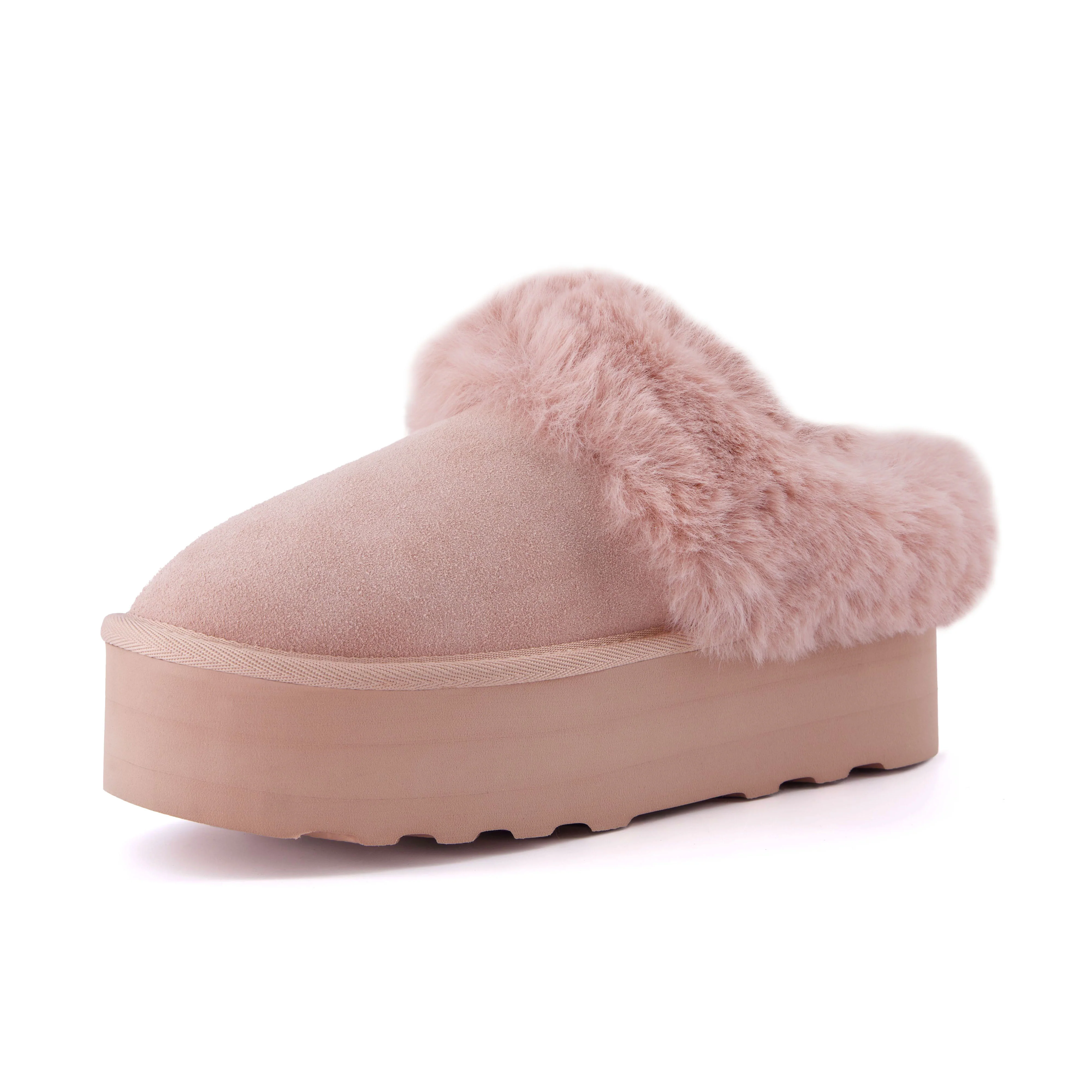Husky Suede Cozy Platform Mule - Image 15