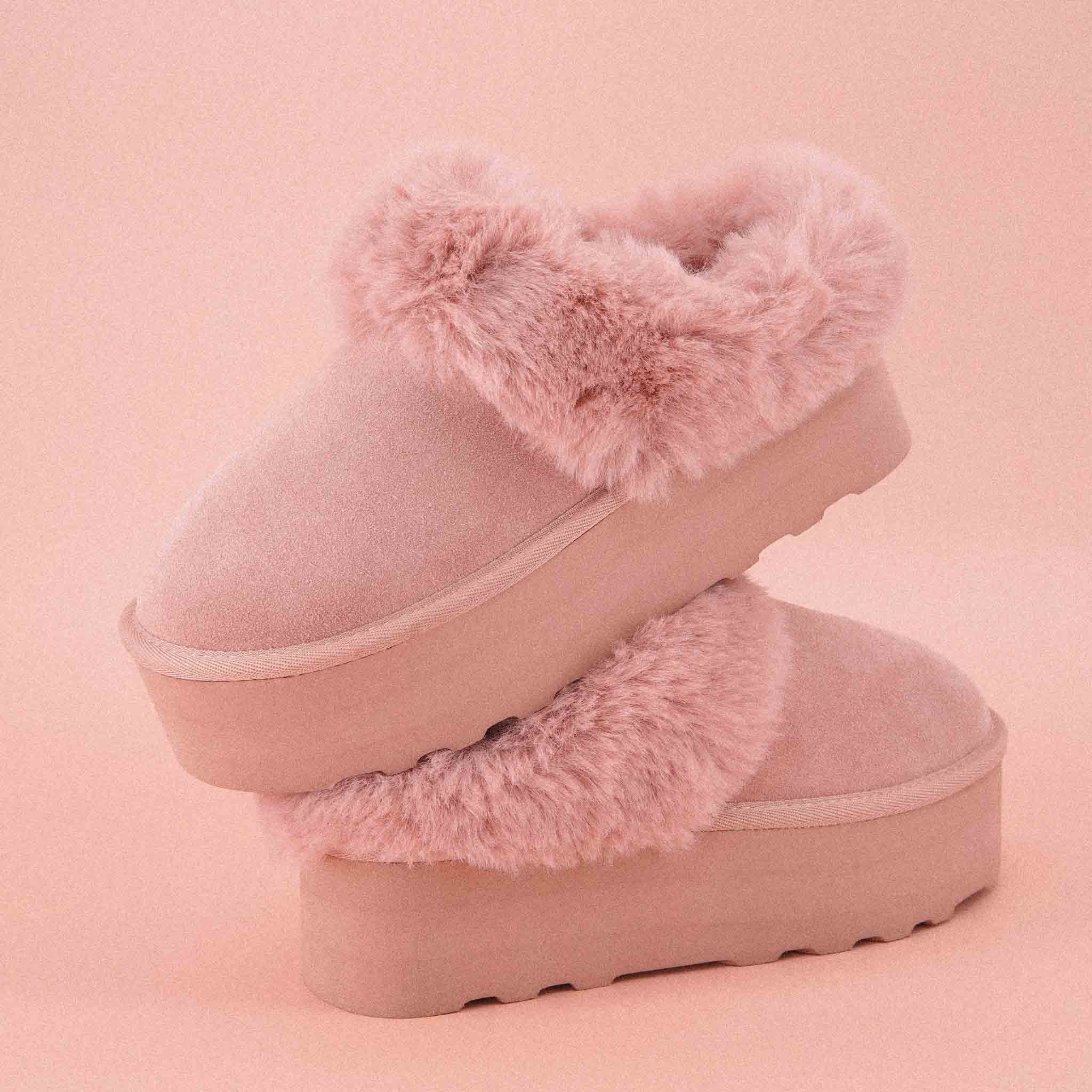 Husky Suede Cozy Platform Mule - Image 17