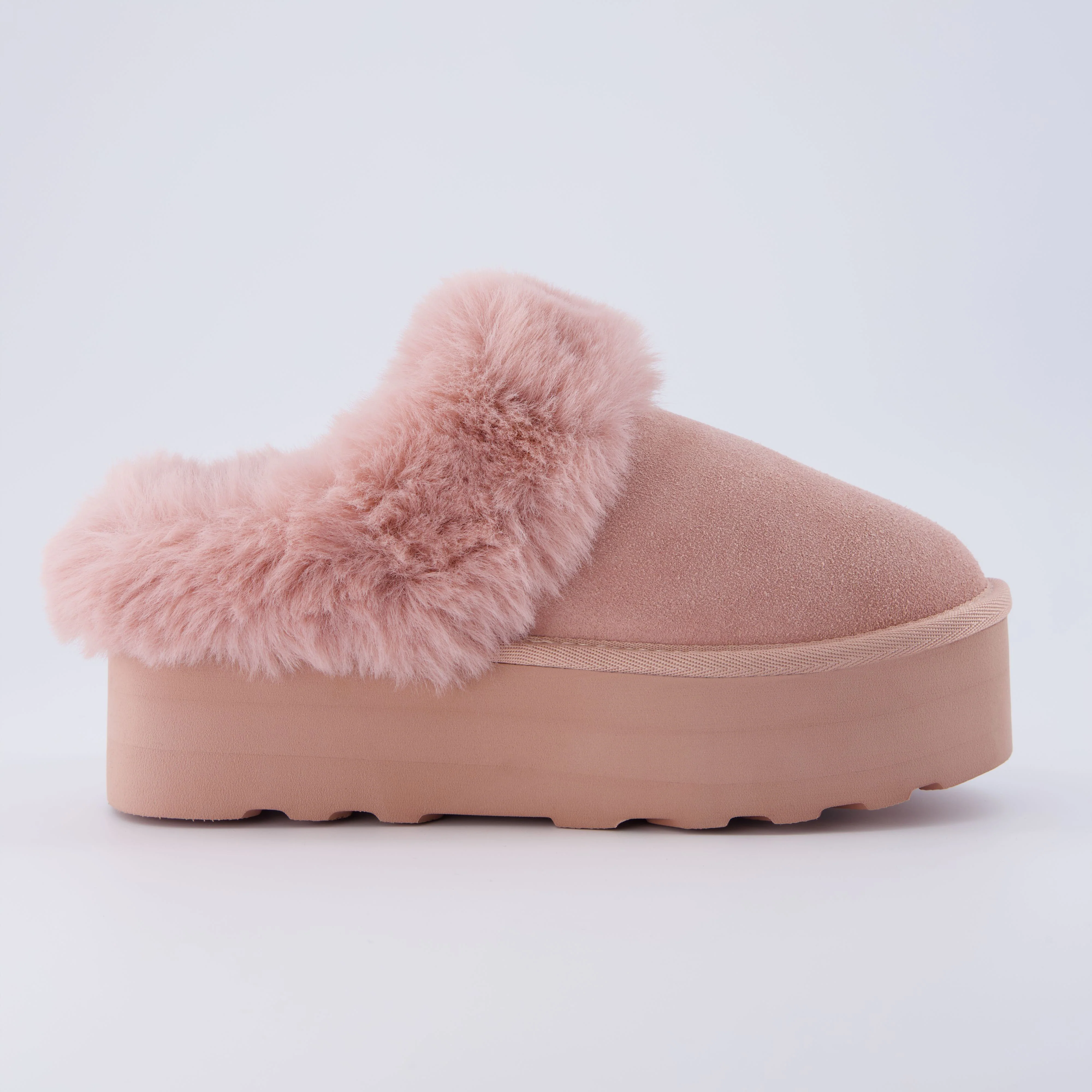 Husky Suede Cozy Platform Mule - Image 18