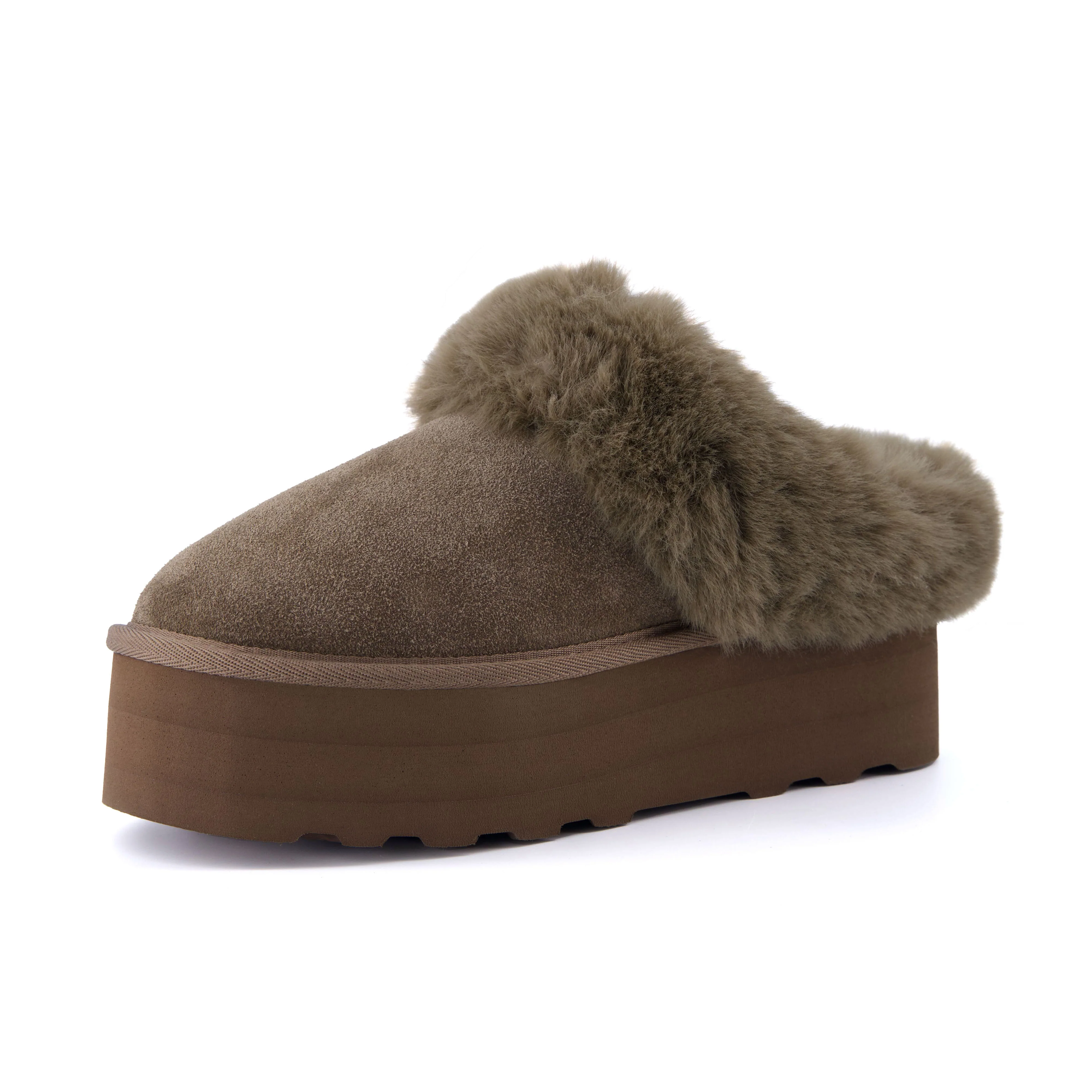 Husky Suede Cozy Platform Mule - Image 22