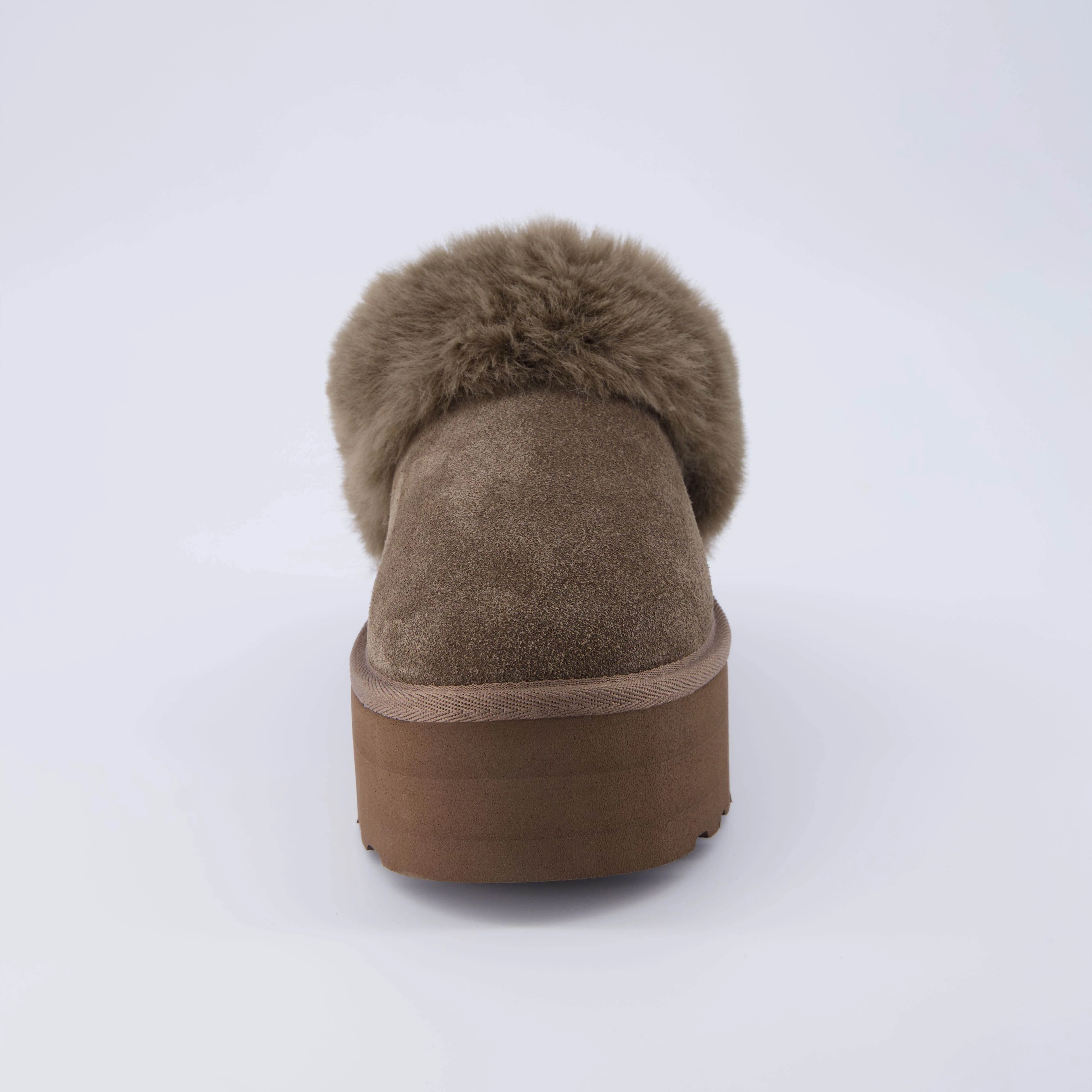 Husky Suede Cozy Platform Mule - Image 23
