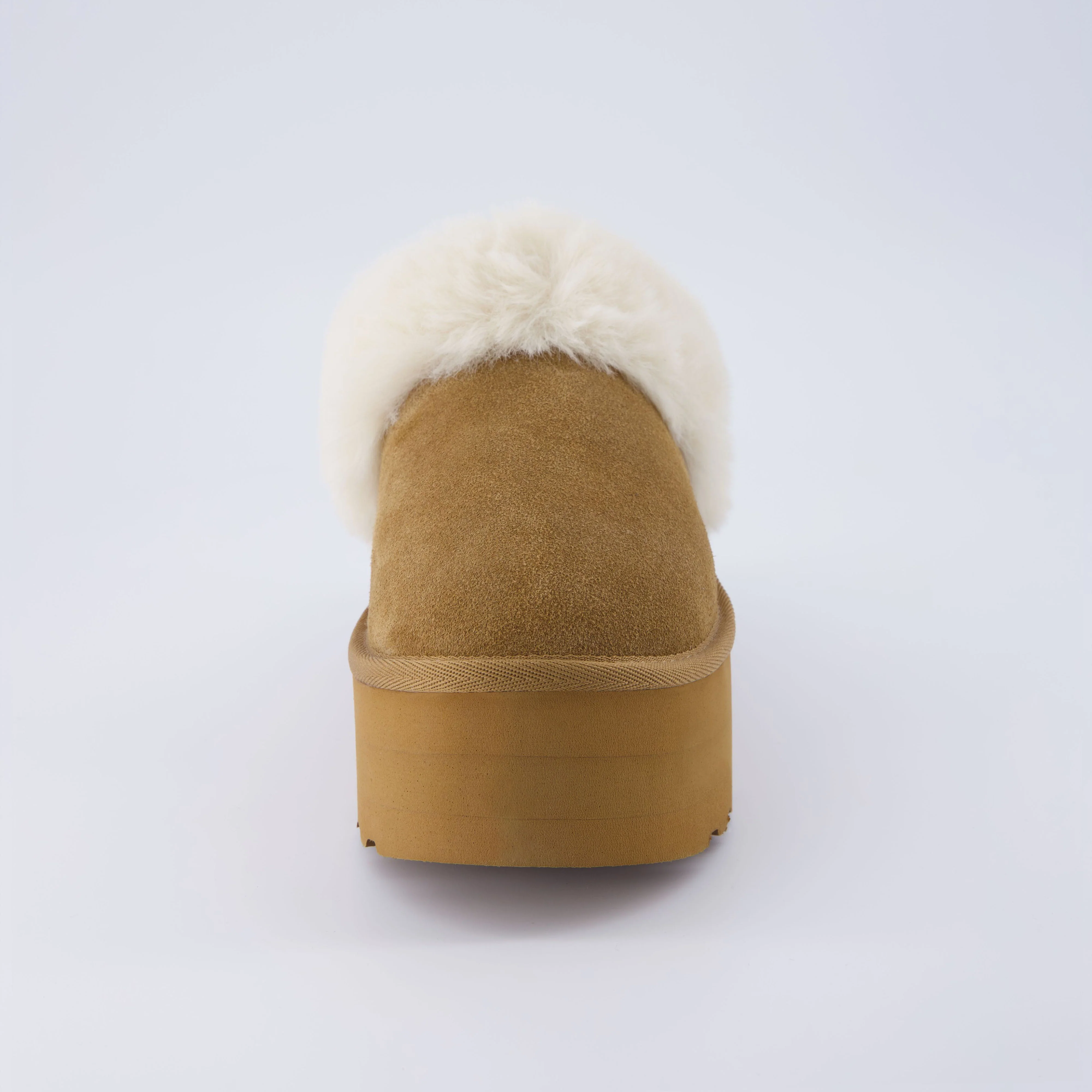 Husky Suede Cozy Platform Mule - Image 4