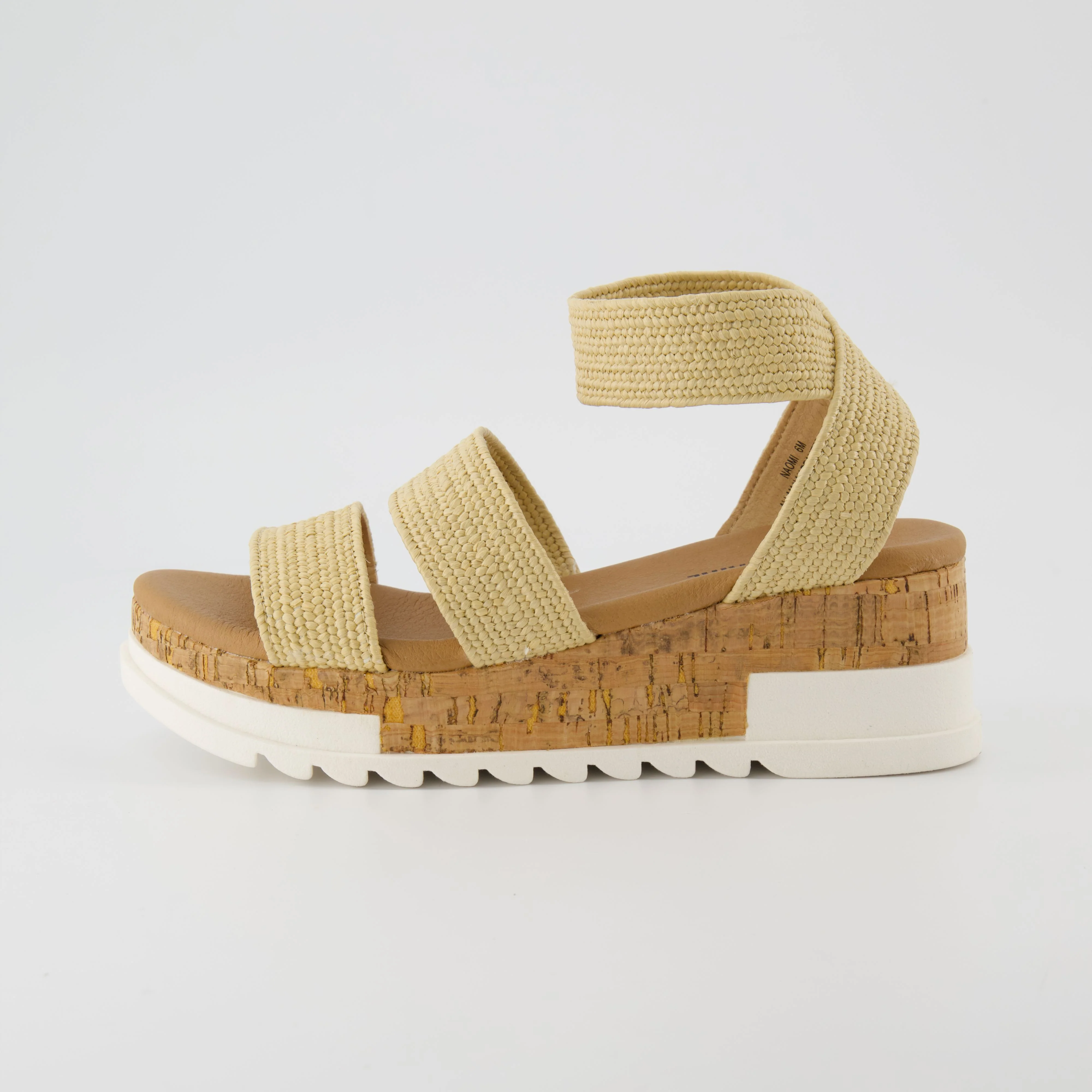 Naomi Stretch Cork Wedge Sandal - Image 13