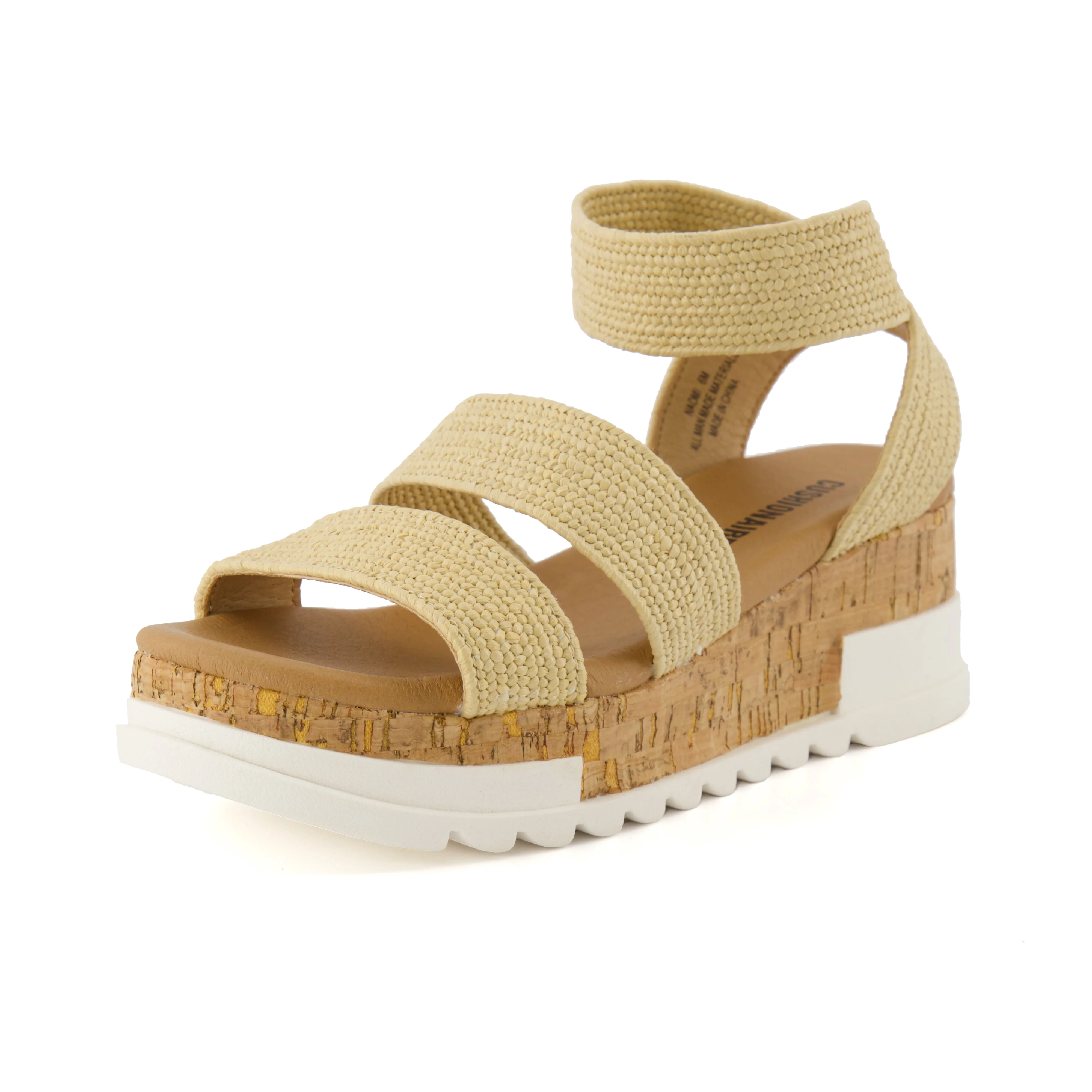 Naomi Stretch Cork Wedge Sandal - Image 14