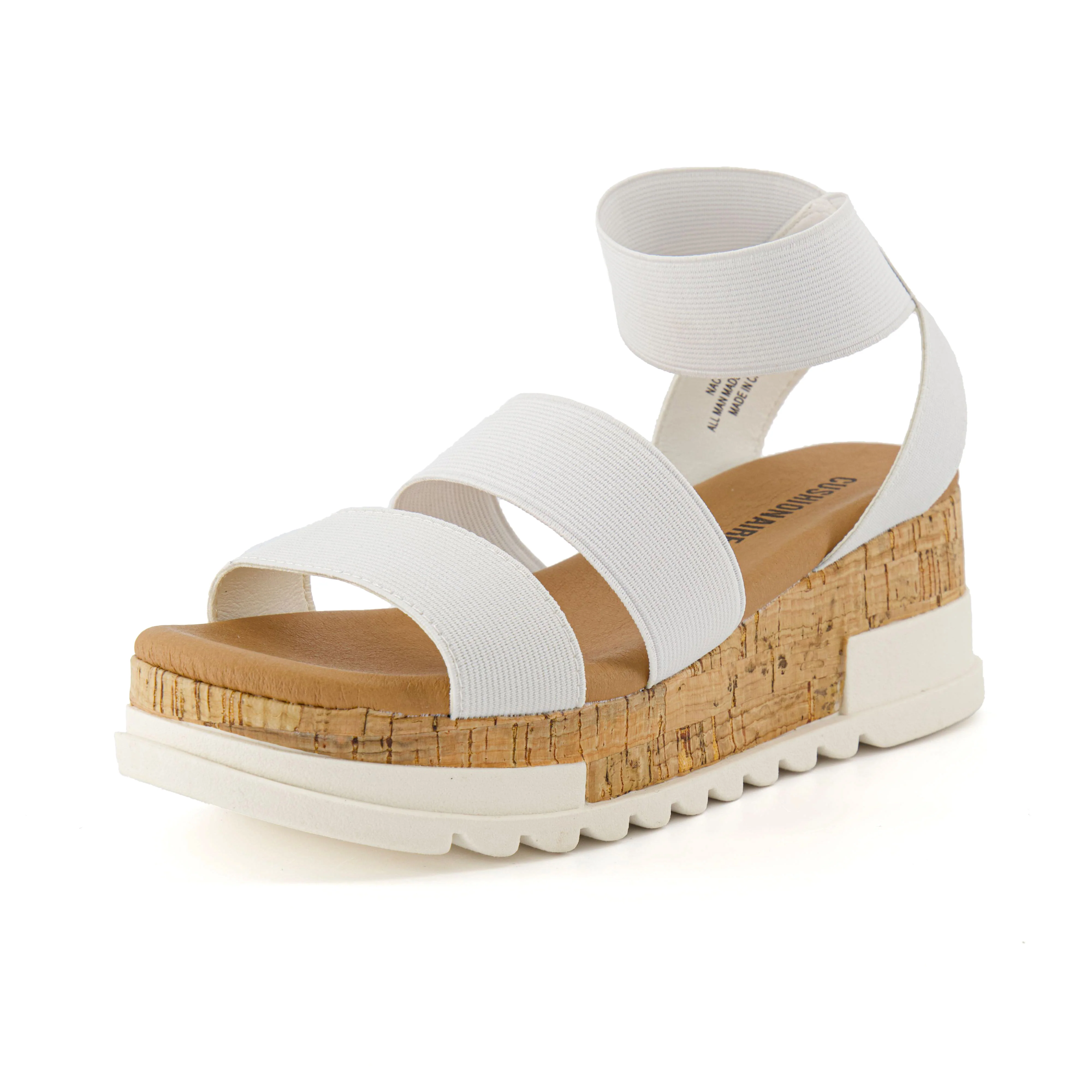 Naomi Stretch Cork Wedge Sandal - Image 8