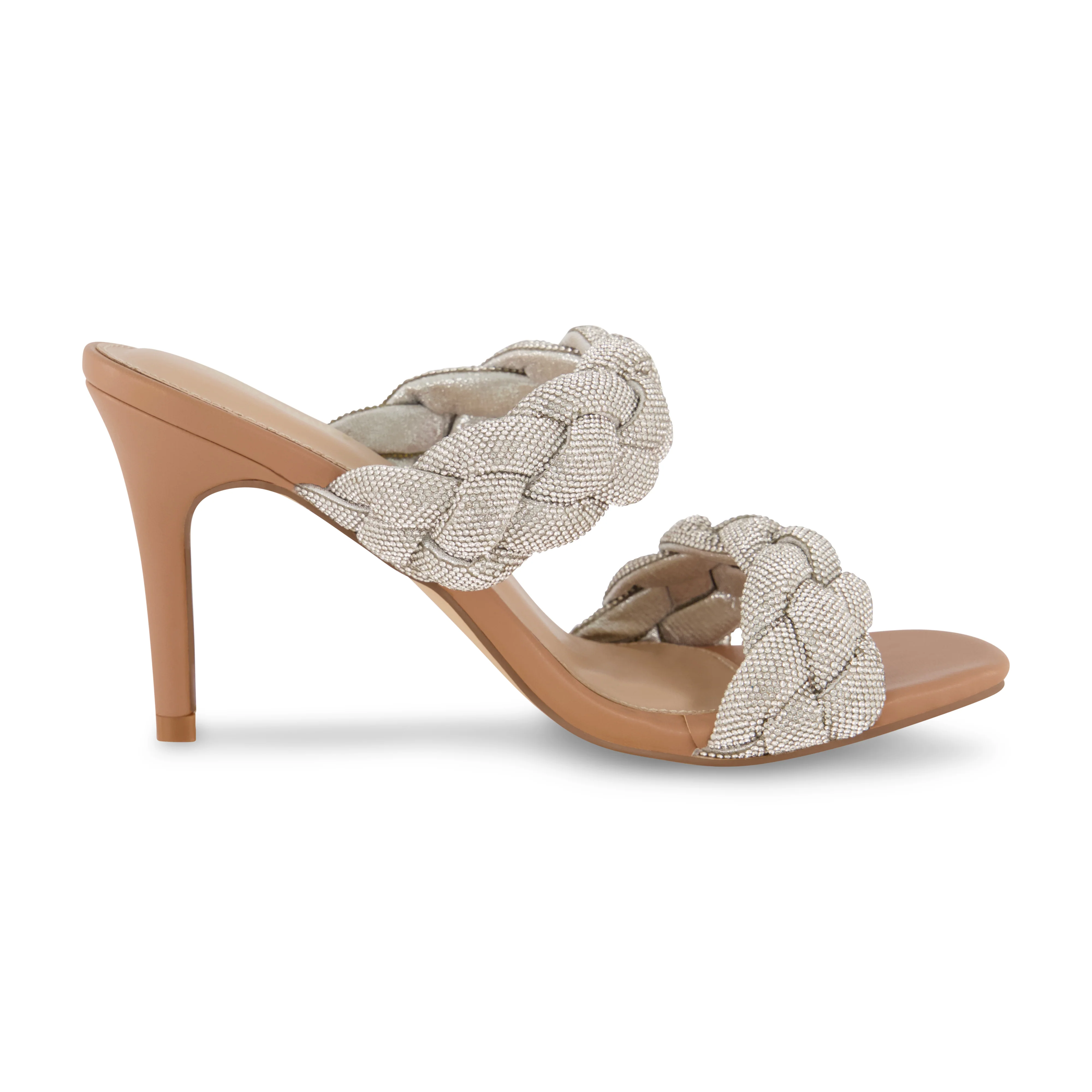 Sparkle Braided Rhinestone Dress Heel - Image 4